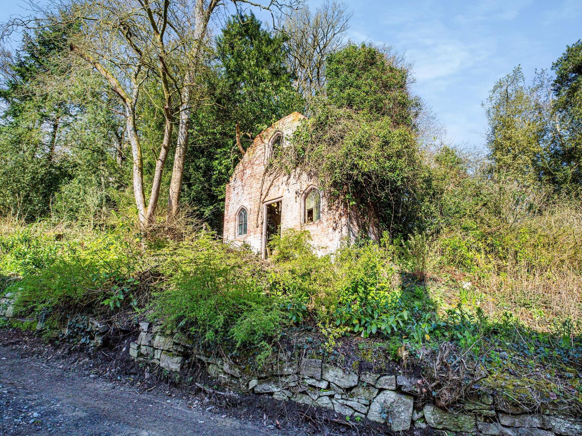 Apartment At Llanerchydol Hall 威尔斯浦 外观 照片