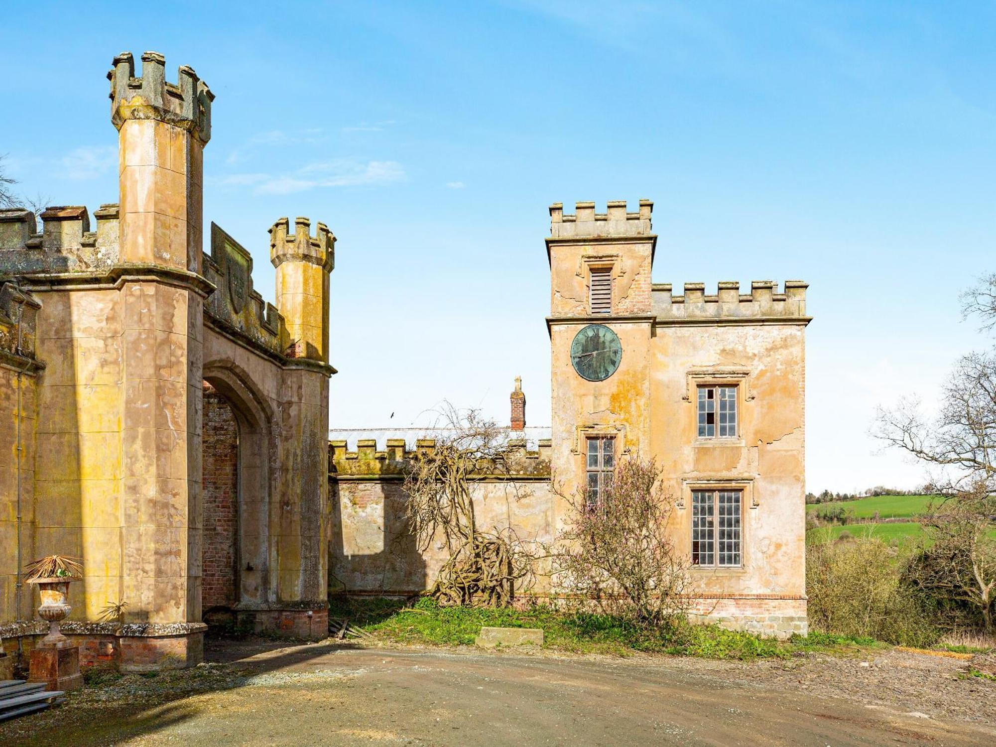 Apartment At Llanerchydol Hall 威尔斯浦 外观 照片